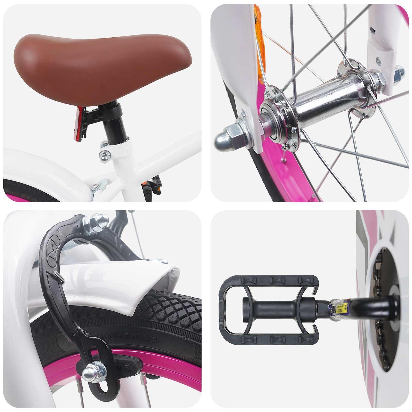 Kinderfiets 14 Inch voor 3-5 jaar oud Wit is nu te koop bij PeponiXL, paradijselijk wonen!
