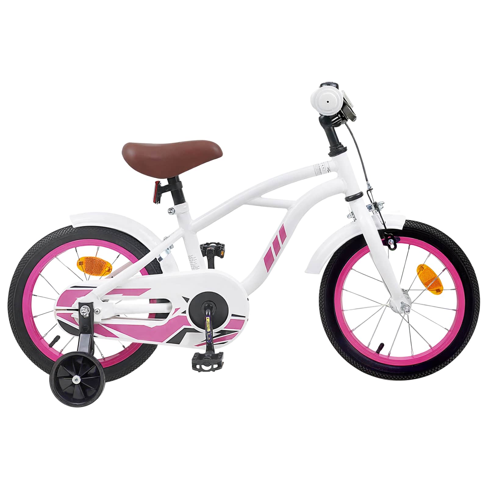 Kinderfiets 14 Inch voor 3-5 jaar oud Wit is nu te koop bij PeponiXL, paradijselijk wonen!