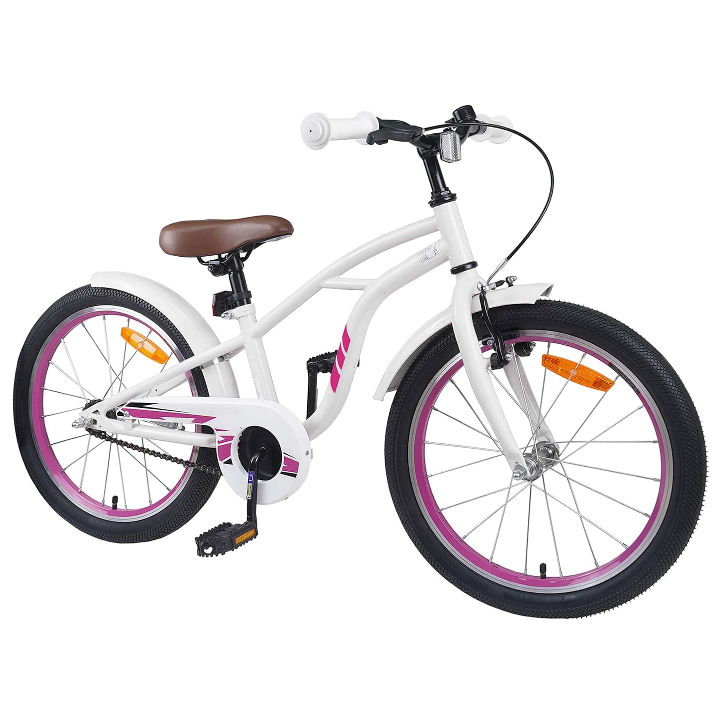 Kinderfiets 18 Inch voor 5-7 jaar Wit is nu te koop bij PeponiXL, paradijselijk wonen!