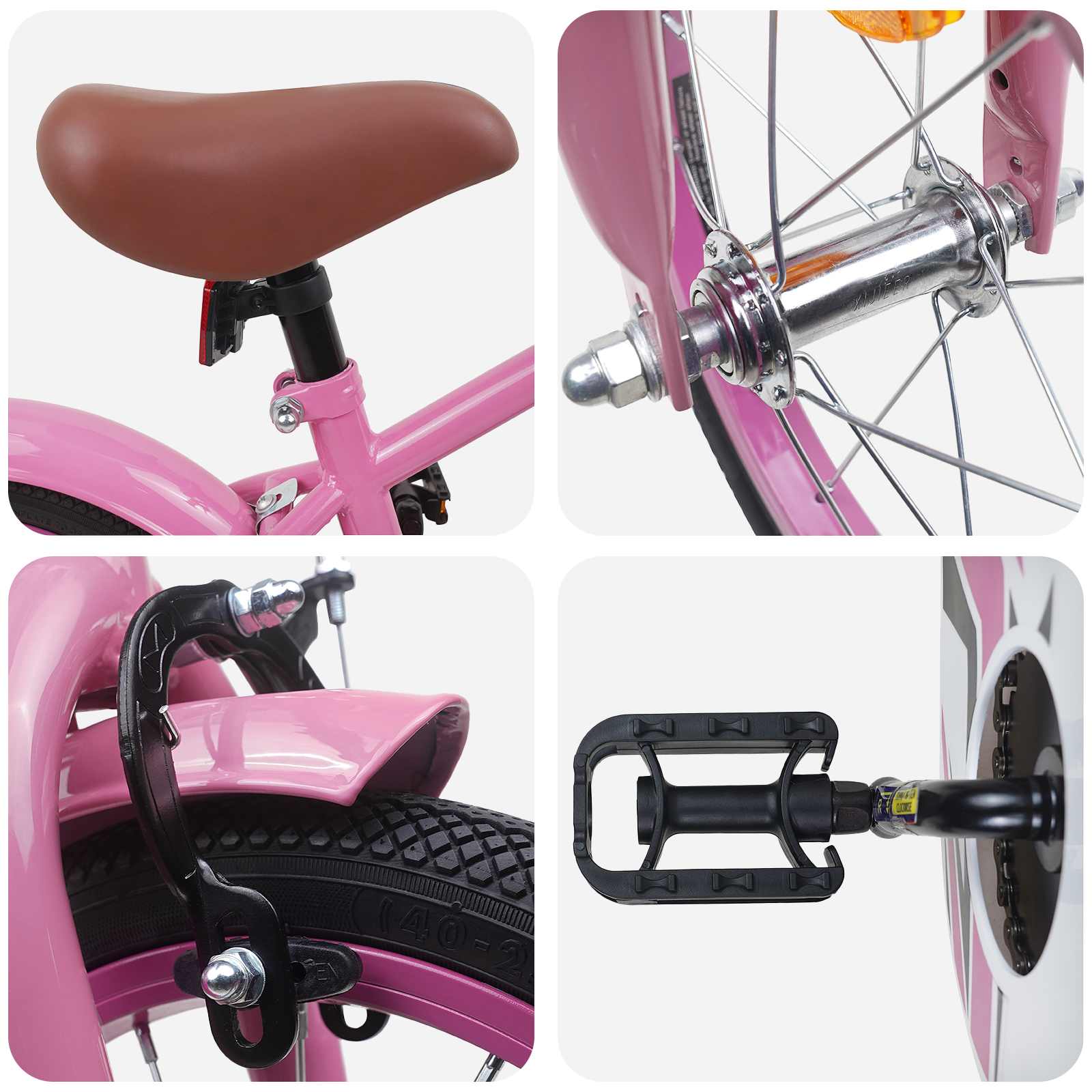 Kinderfiets 14 Inch voor 3-5 jaar oud Lichtroze is nu te koop bij PeponiXL, paradijselijk wonen!
