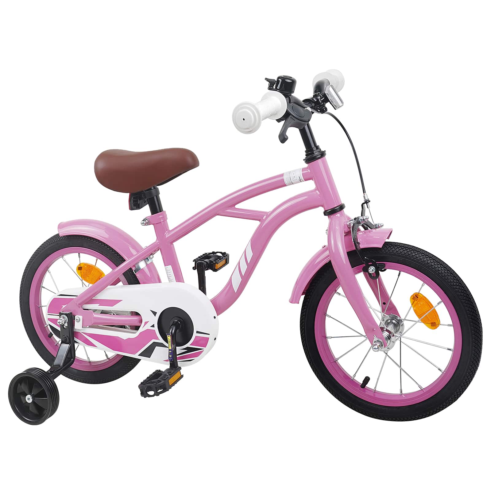 Kinderfiets 14 Inch voor 3-5 jaar oud Lichtroze is nu te koop bij PeponiXL, paradijselijk wonen!