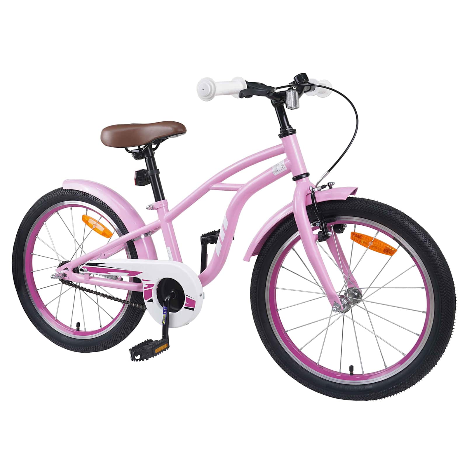 Kinderfiets 18 Inch voor 5-7 jaar Lichtroze is nu te koop bij PeponiXL, paradijselijk wonen!