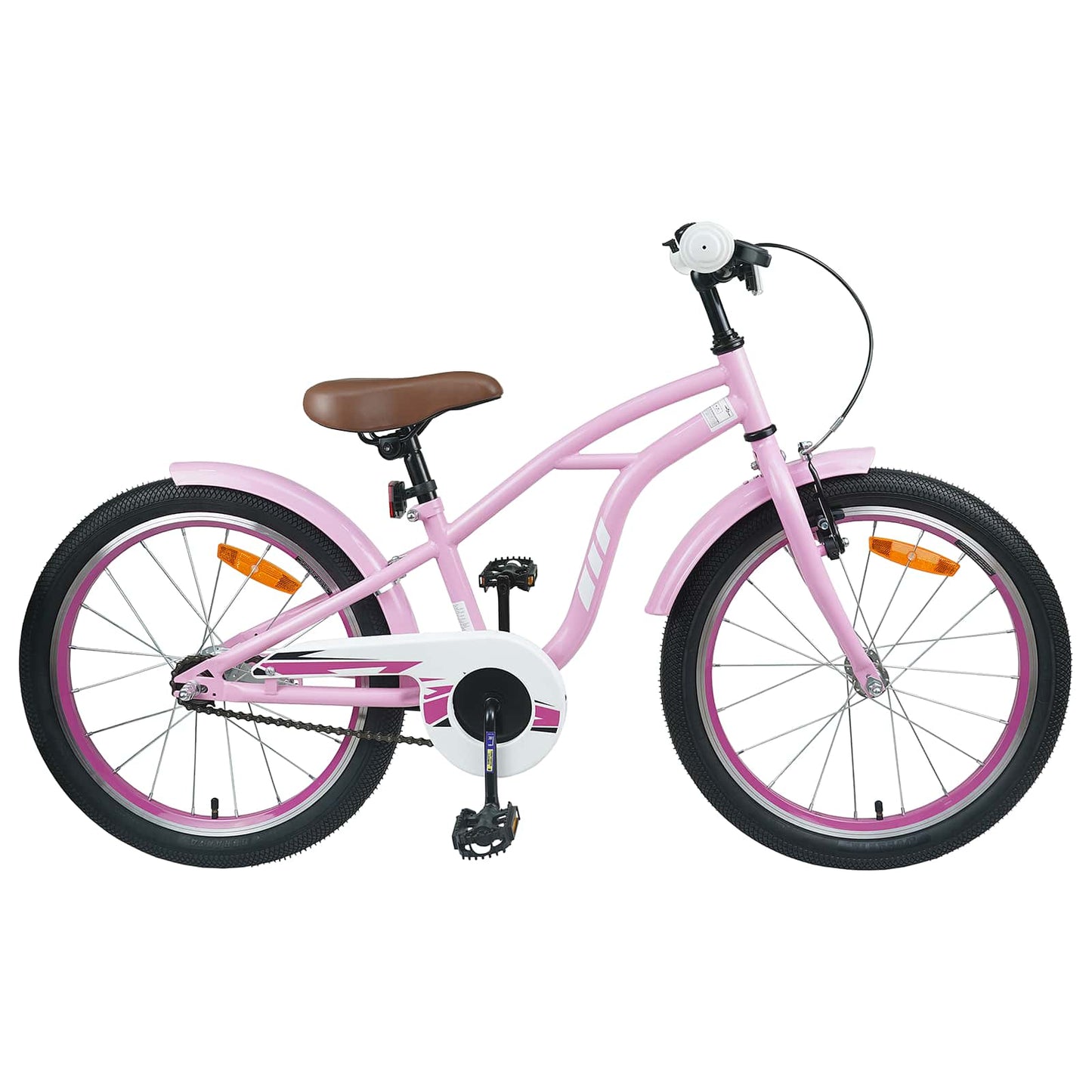 Kinderfiets 18 Inch voor 5-7 jaar Lichtroze is nu te koop bij PeponiXL, paradijselijk wonen!
