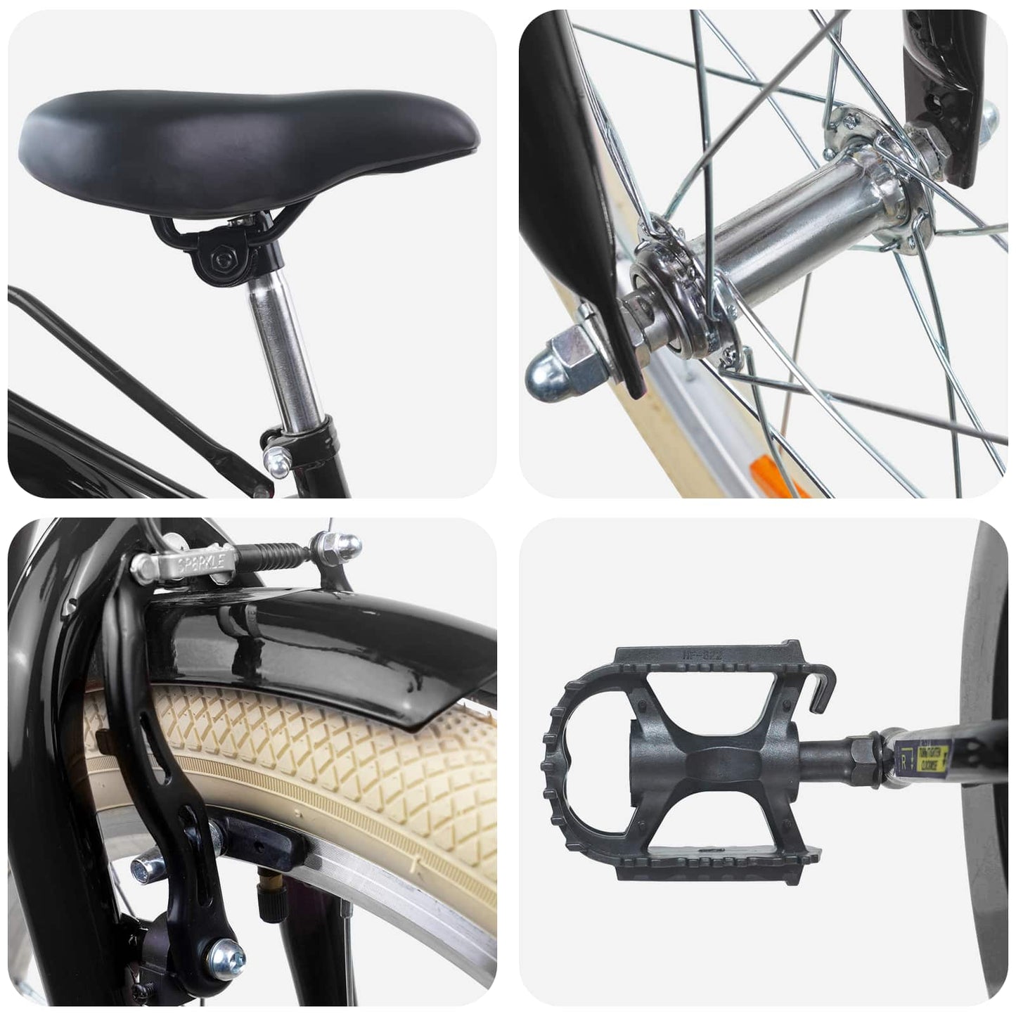 Kinderfiets 20 Inch voor 6-11 jaar oud Zwart is nu te koop bij PeponiXL, paradijselijk wonen!