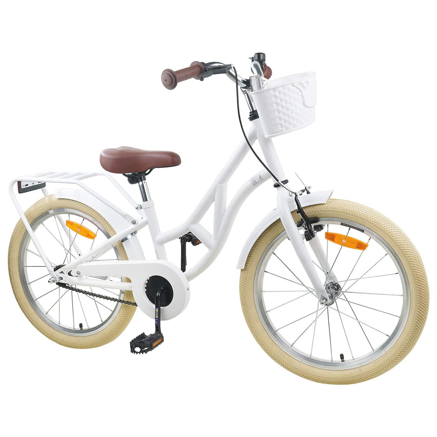 Kinderfiets 24 Inch voor 8-12 jaar oud Wit is nu te koop bij PeponiXL, paradijselijk wonen!