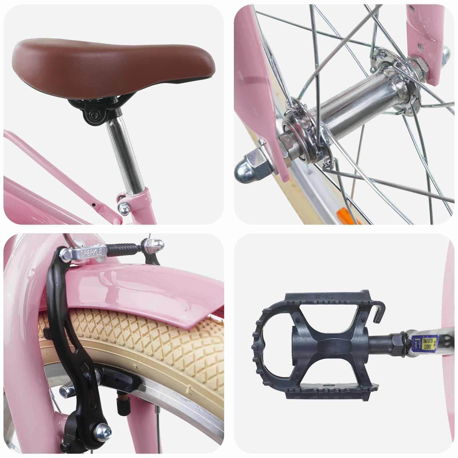 Kinderfiets 20 Inch voor 6-11 jaar oud Lichtroze is nu te koop bij PeponiXL, paradijselijk wonen!