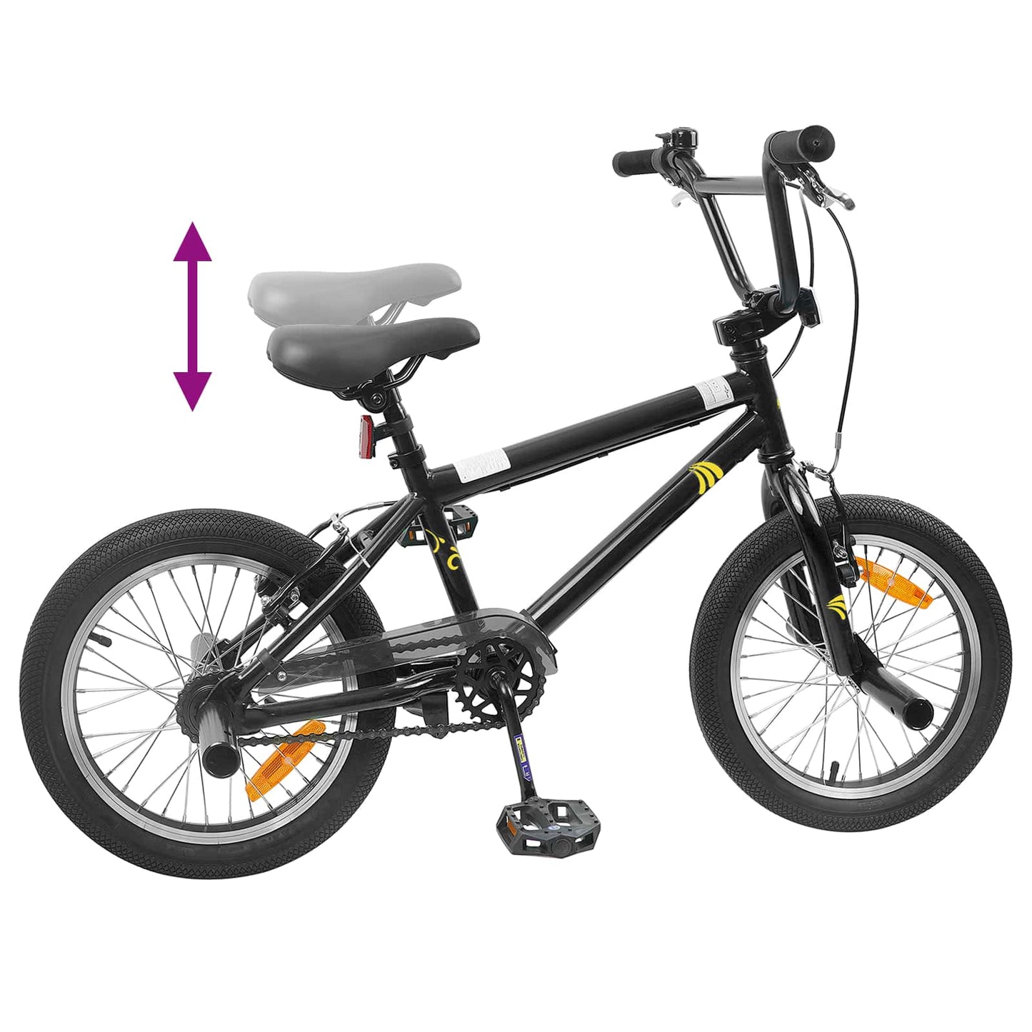 BMX Fiets 20 Inch voor boven de 9 jaar Zwart is nu te koop bij PeponiXL, paradijselijk wonen!