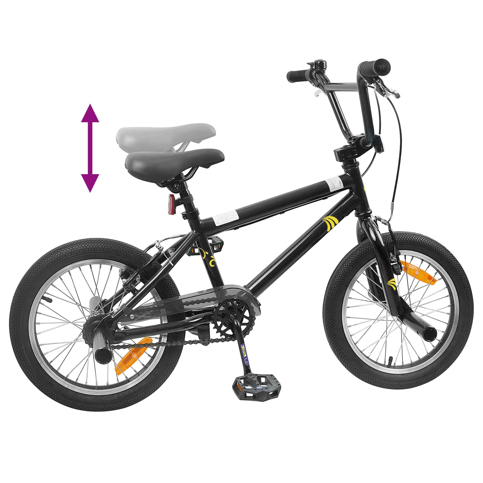 BMX Fiets 20 Inch voor boven de 9 jaar Zwart is nu te koop bij PeponiXL, paradijselijk wonen!