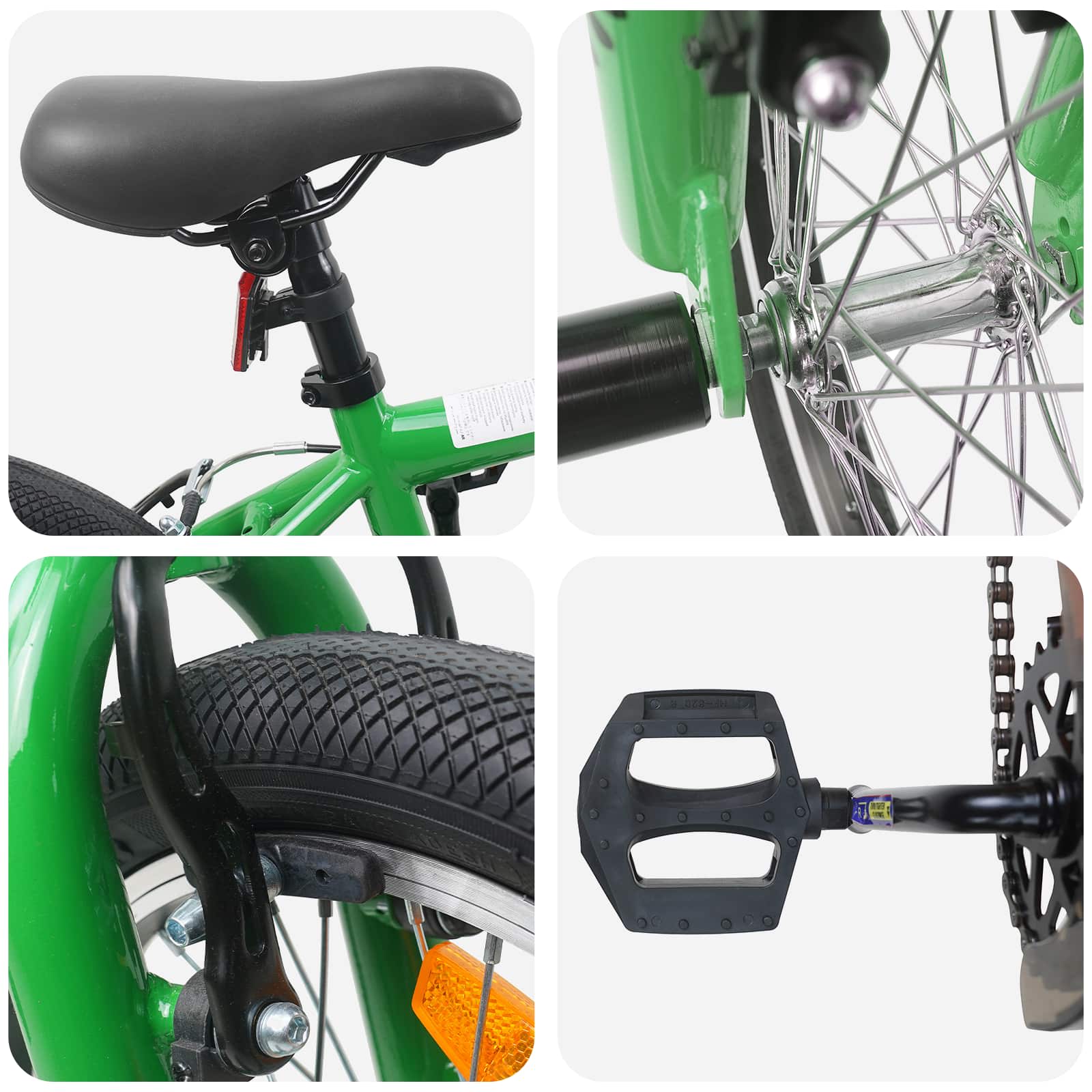 BMX Fiets 20 Inch voor boven de 9 jaar Groen is nu te koop bij PeponiXL, paradijselijk wonen!