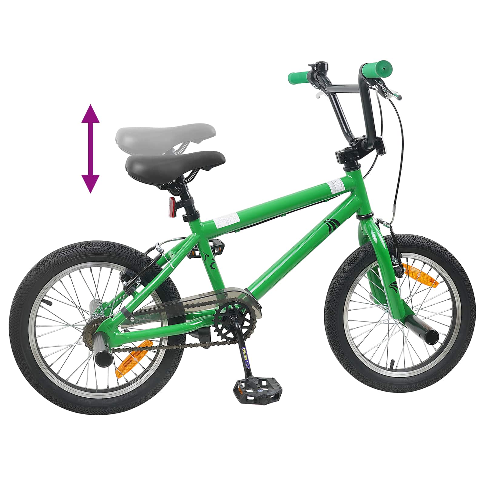 BMX Fiets 20 Inch voor boven de 9 jaar Groen is nu te koop bij PeponiXL, paradijselijk wonen!