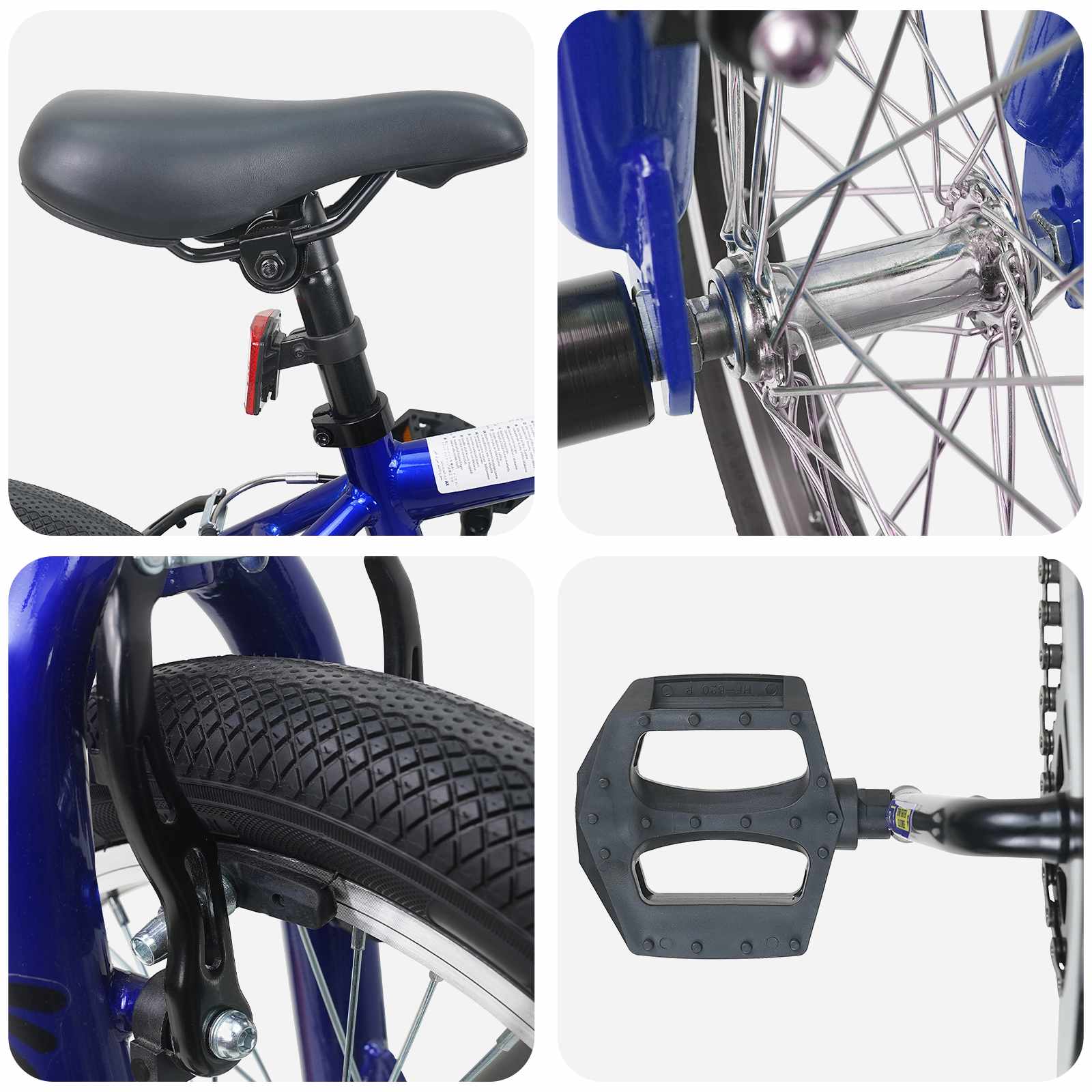BMX Fiets 20 Inch voor boven de 9 jaar Donkerblauw is nu te koop bij PeponiXL, paradijselijk wonen!