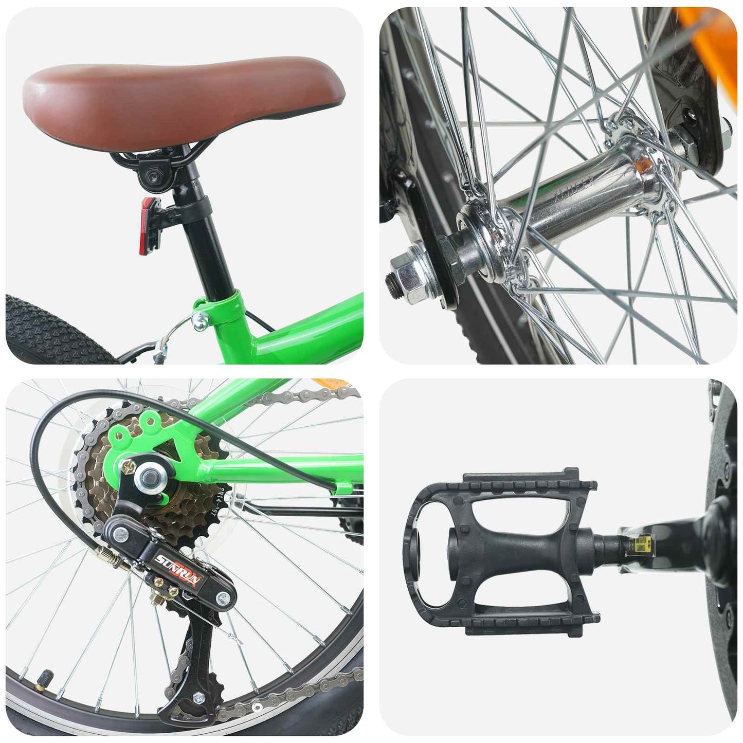 Mountainbike 20 Inch 6-Snelheid voor 5-8 jaar oud Groen is nu te koop bij PeponiXL, paradijselijk wonen!
