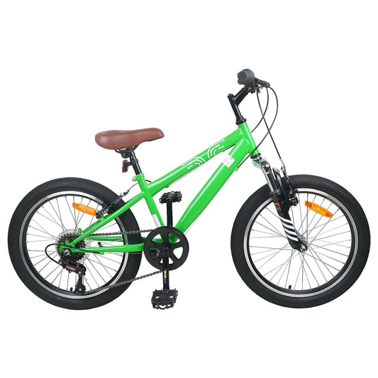 Mountainbike 24 Inch 6-Speed voor 8-12 jaar oud Groen is nu te koop bij PeponiXL, paradijselijk wonen!