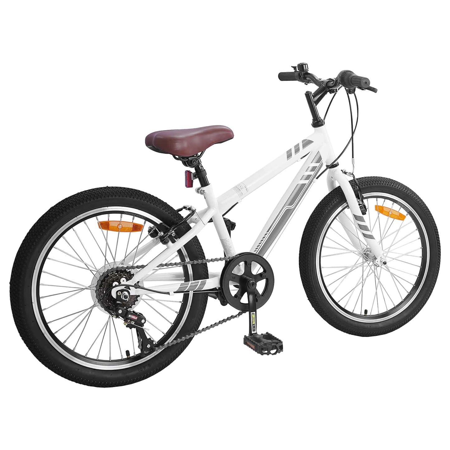 Mountainbike 20 Inch 6-Speed voor 5-8 jaar oud Wit is nu te koop bij PeponiXL, paradijselijk wonen!