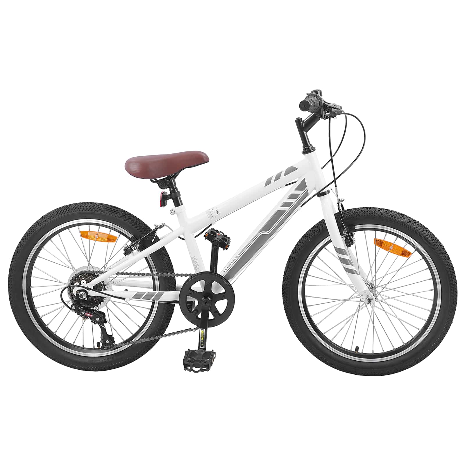 Mountainbike 20 Inch 6-Speed voor 5-8 jaar oud Wit is nu te koop bij PeponiXL, paradijselijk wonen!