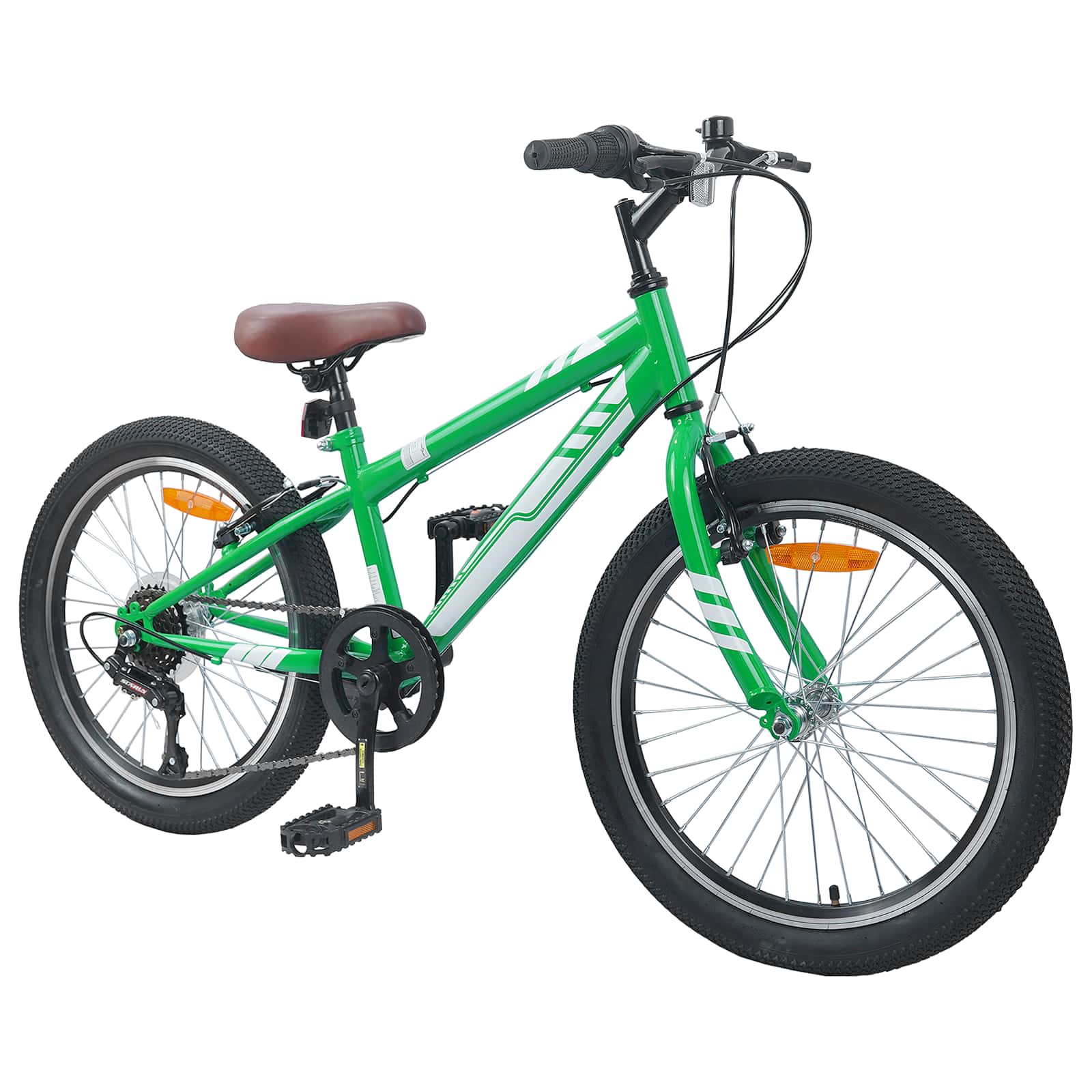 Mountainbike 24 Inch 6-Speed voor 8-12 jaar oud Groen is nu te koop bij PeponiXL, paradijselijk wonen!