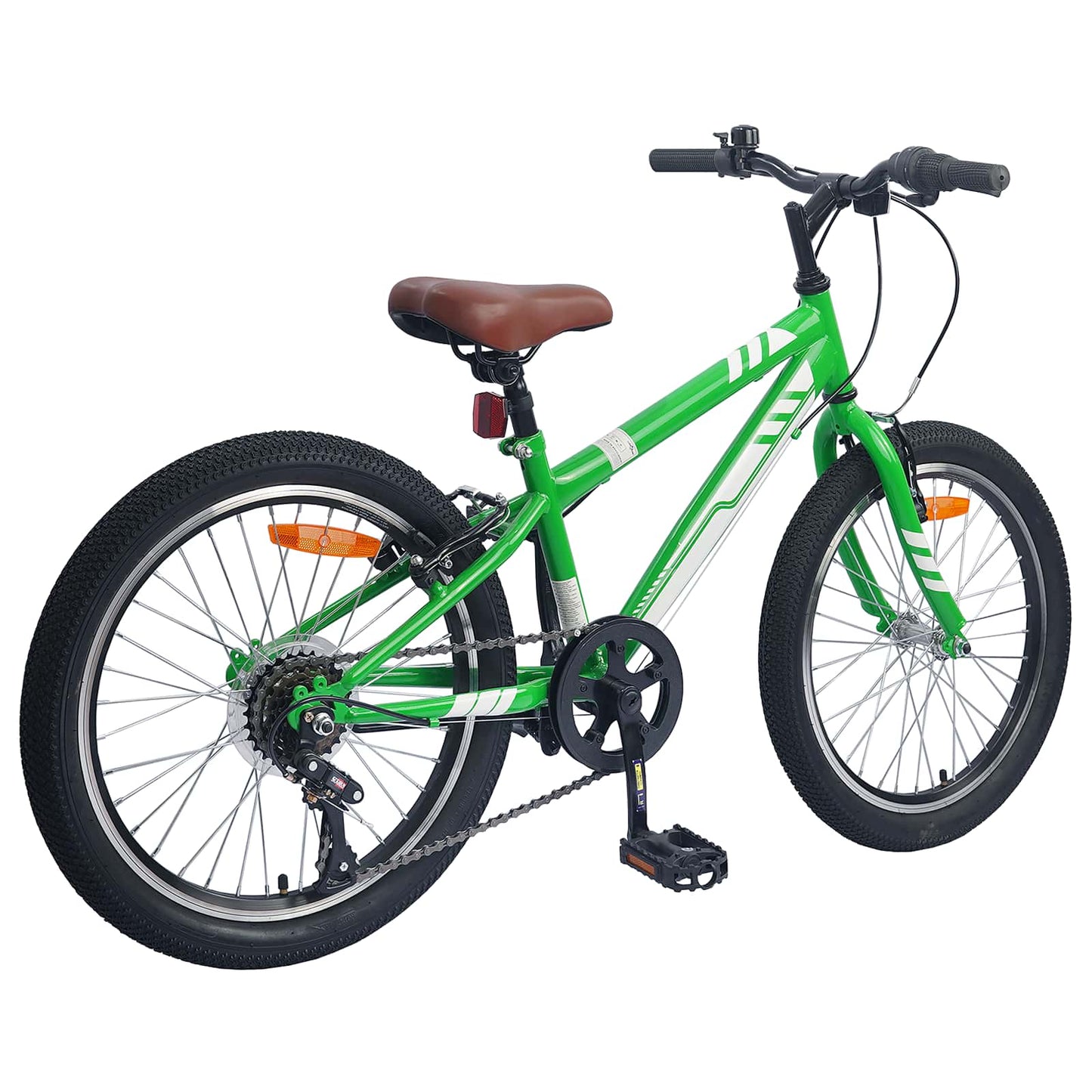 Mountainbike 24 Inch 6-Speed voor 8-12 jaar oud Groen is nu te koop bij PeponiXL, paradijselijk wonen!