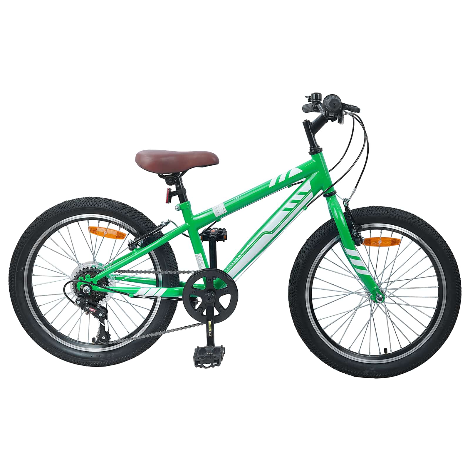 Mountainbike 24 Inch 6-Speed voor 8-12 jaar oud Groen is nu te koop bij PeponiXL, paradijselijk wonen!