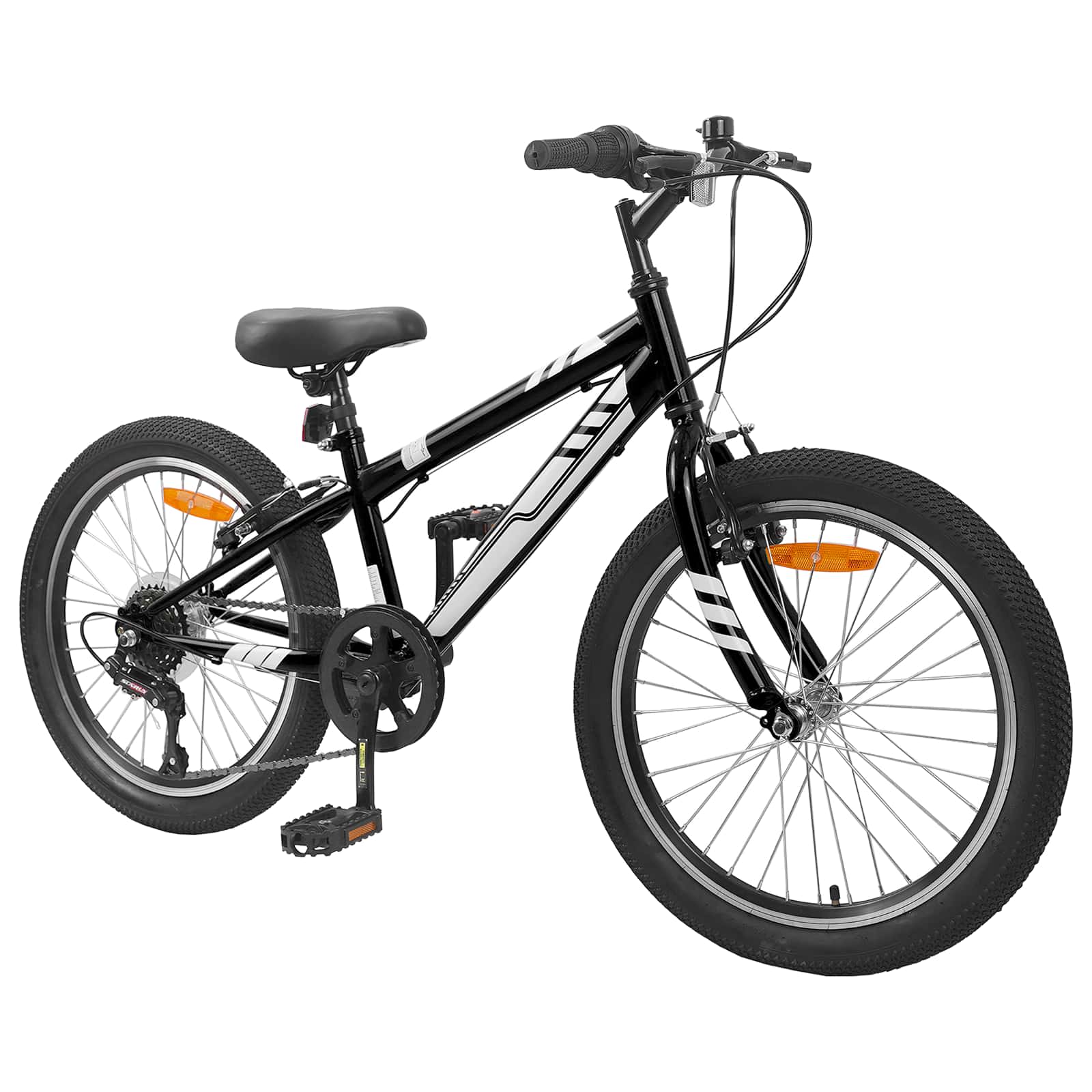 Mountainbike 20 Inch 6-Speed voor 5-8 jaar oud Zwart is nu te koop bij PeponiXL, paradijselijk wonen!