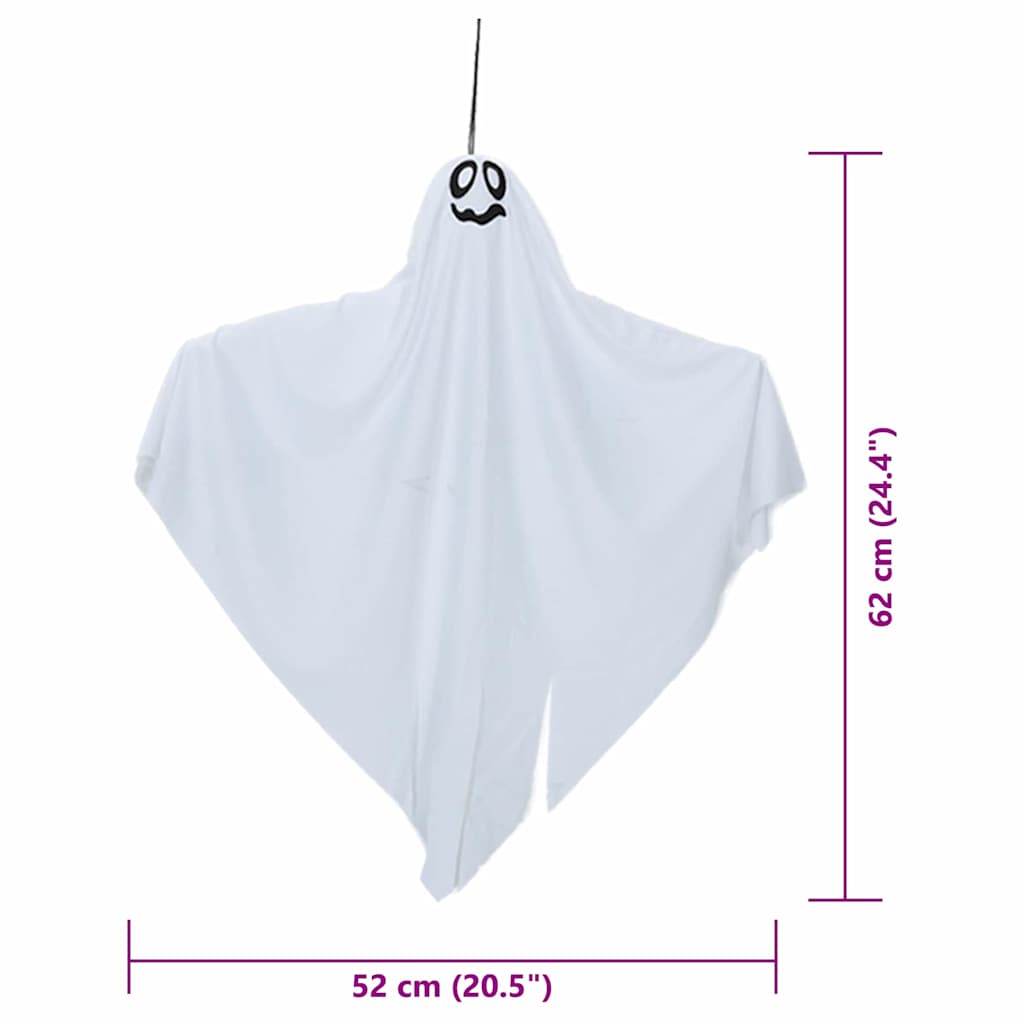 Halloween Hangende Spook 3 pcs Wit 52 x 62 cm Polyester is nu te koop bij PeponiXL, paradijselijk wonen!