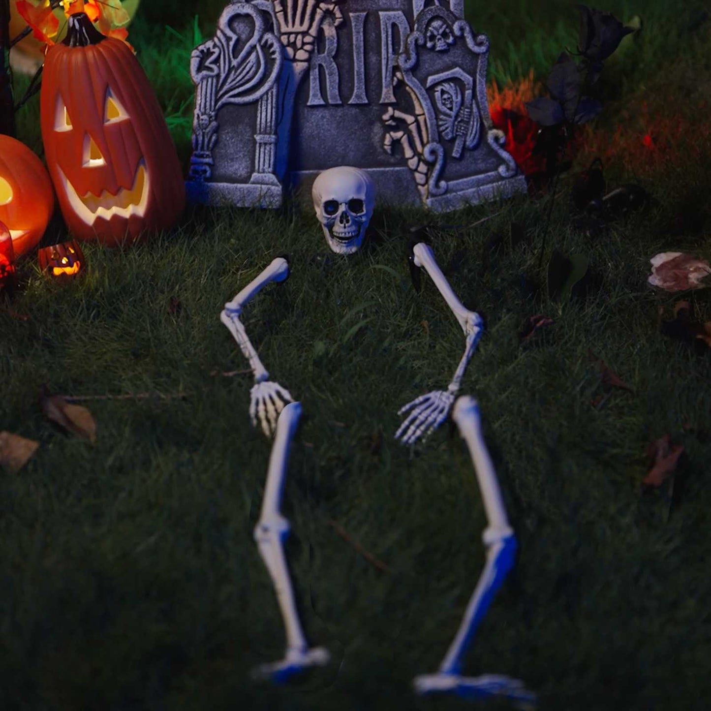 Halloween Skelet Wit 45,5 x 13 cm Kunststof is nu te koop bij PeponiXL, paradijselijk wonen!