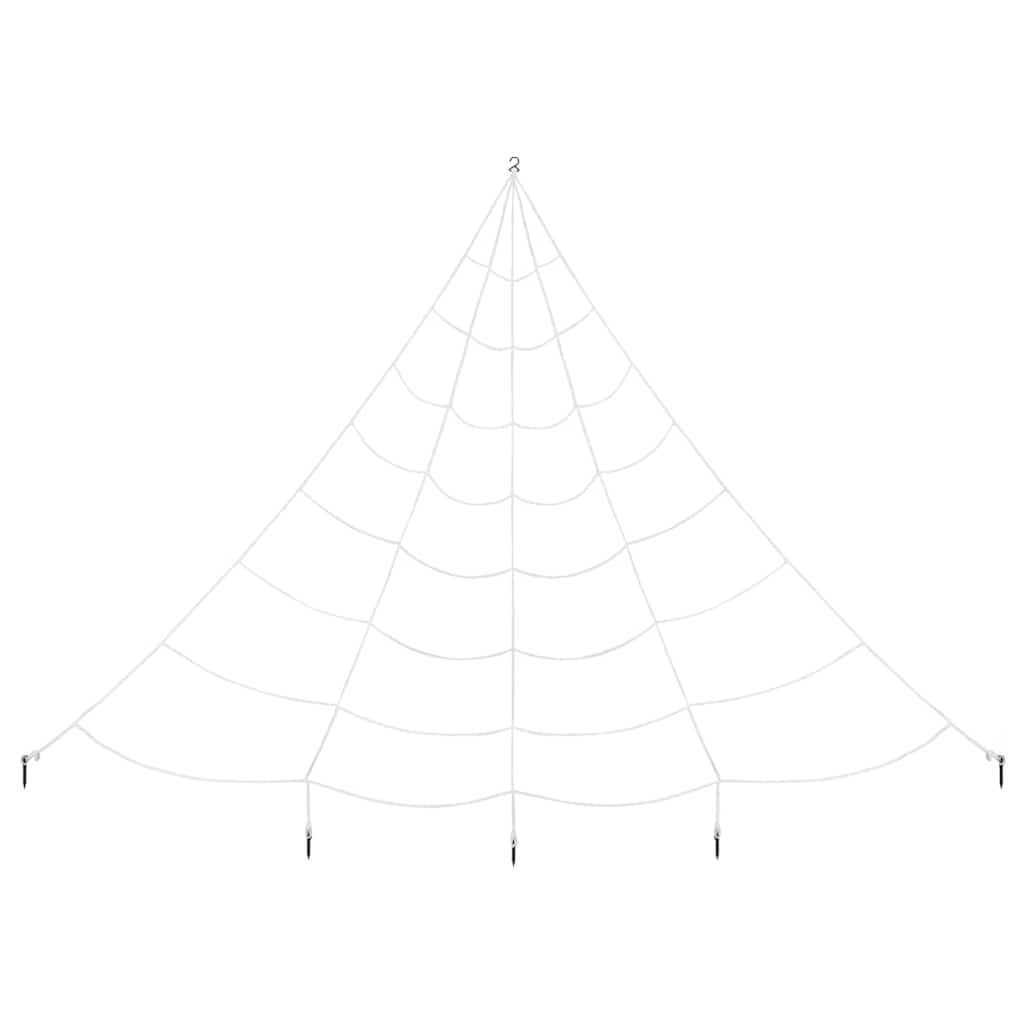 Halloween spindecoratie met webben 4 pcs Zwart en wit Polyester is nu te koop bij PeponiXL, paradijselijk wonen!