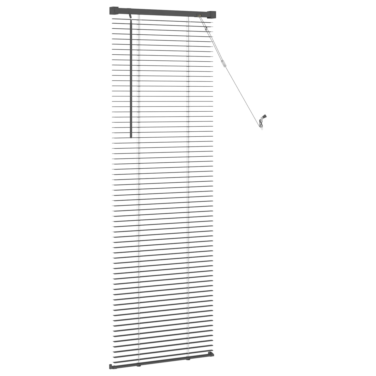 Venetiaanse Blind Zilvergrijs 150 x 40 cm PVC is nu te koop bij PeponiXL, paradijselijk wonen!