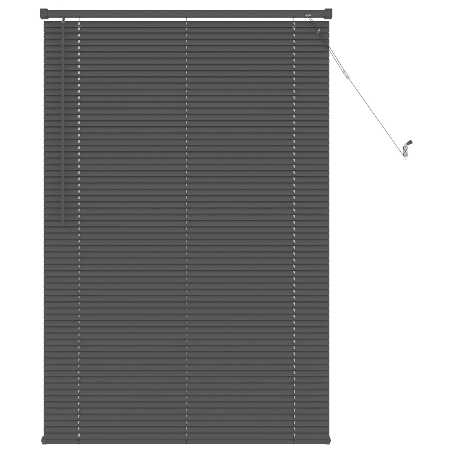 Venetiaanse Blind Zilvergrijs 150 x 70 cm PVC is nu te koop bij PeponiXL, paradijselijk wonen!