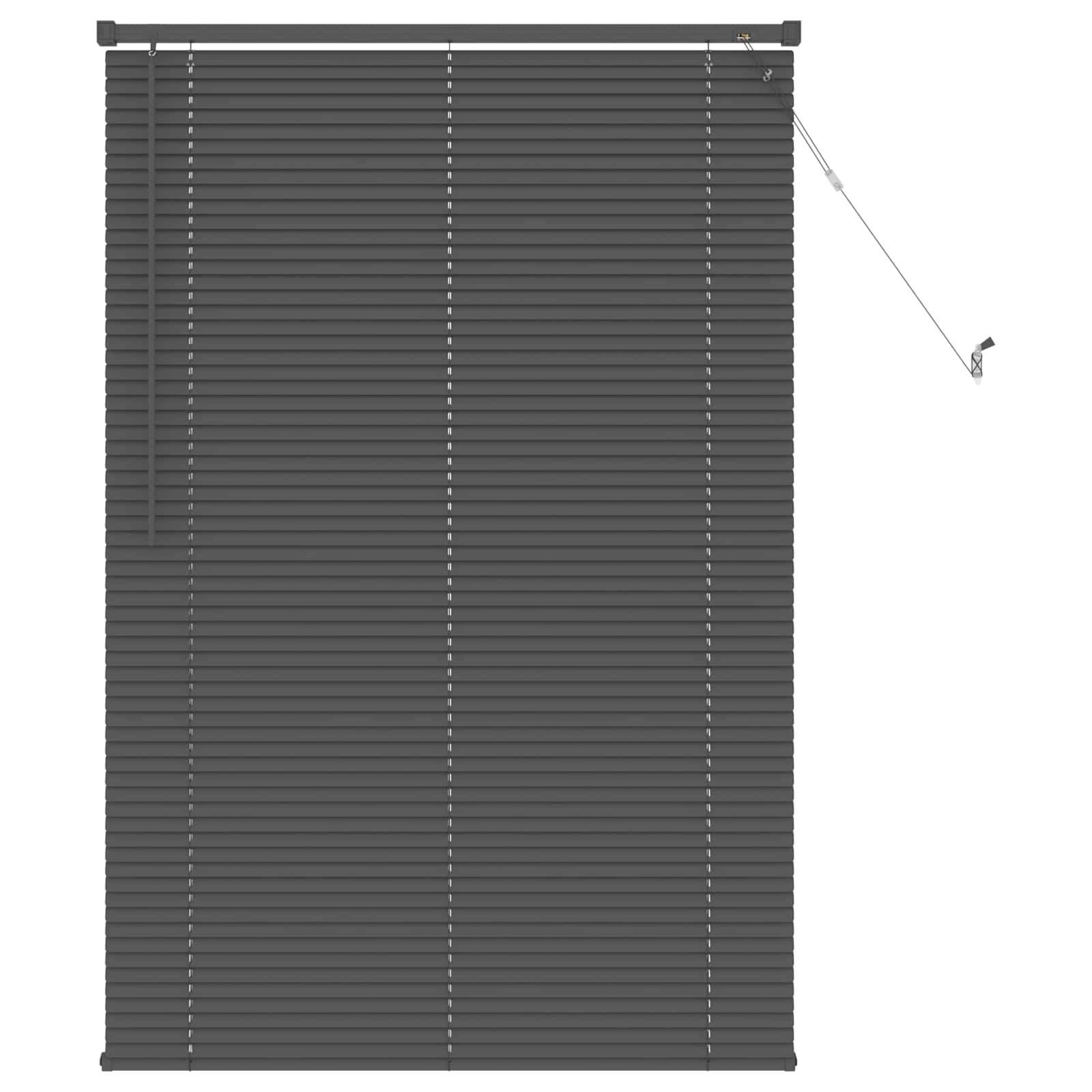 Venetiaanse Blind Zilvergrijs 150 x 70 cm PVC is nu te koop bij PeponiXL, paradijselijk wonen!