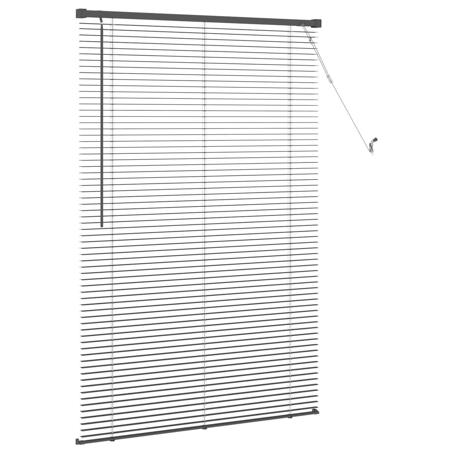 Venetiaanse Blind Zilvergrijs 150 x 80 cm PVC is nu te koop bij PeponiXL, paradijselijk wonen!