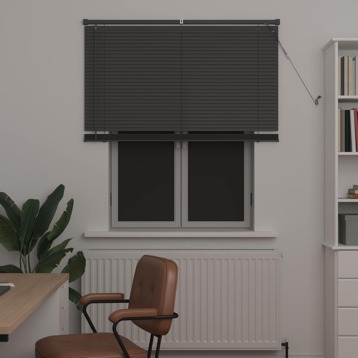 Venetiaanse Blind Zilvergrijs 150 x 110 cm PVC is nu te koop bij PeponiXL, paradijselijk wonen!