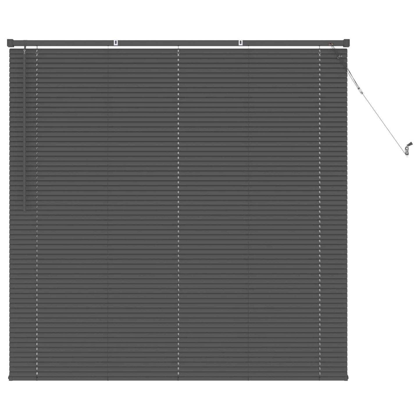 Venetiaanse Blind Zilvergrijs 150 x 160 cm PVC is nu te koop bij PeponiXL, paradijselijk wonen!