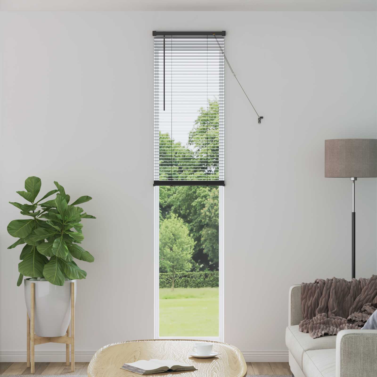 Venetiaanse Blind Zilvergrijs 213 x 40 cm PVC is nu te koop bij PeponiXL, paradijselijk wonen!