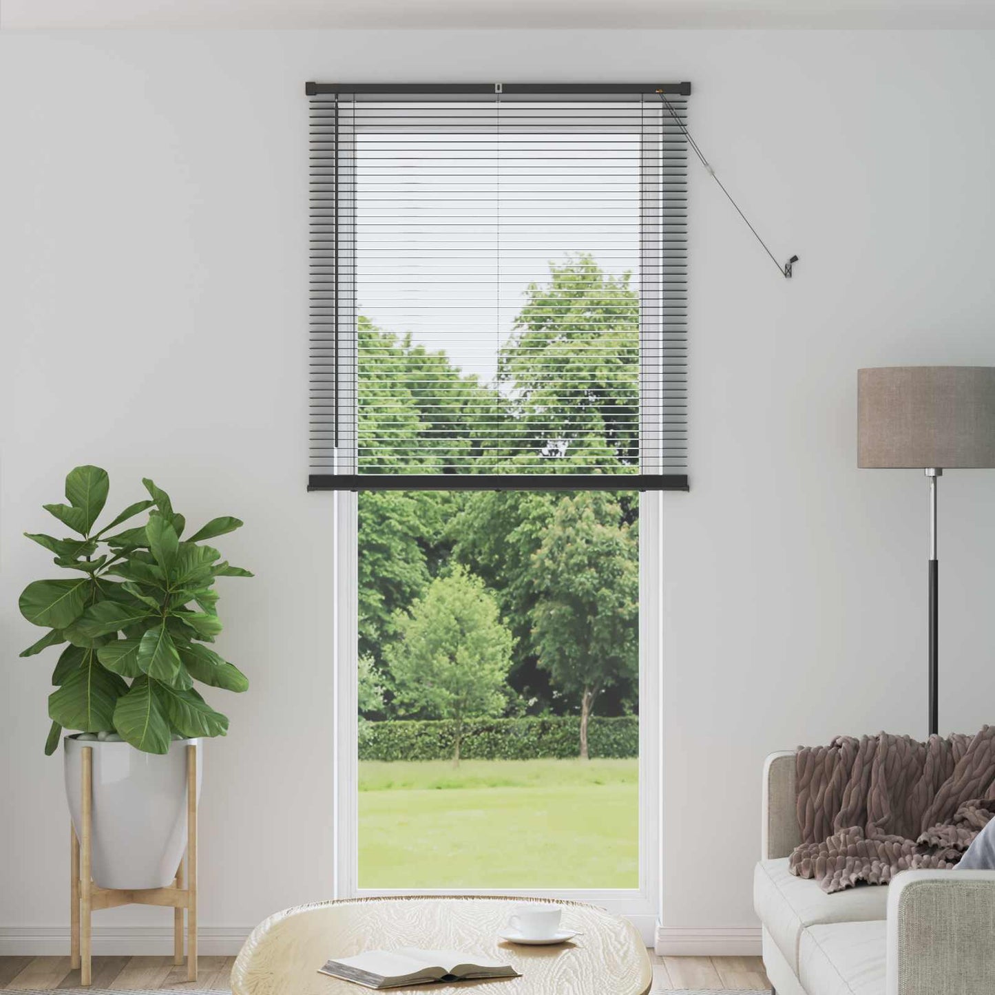 Venetiaanse Blind Zilvergrijs 213 x 80 cm PVC is nu te koop bij PeponiXL, paradijselijk wonen!
