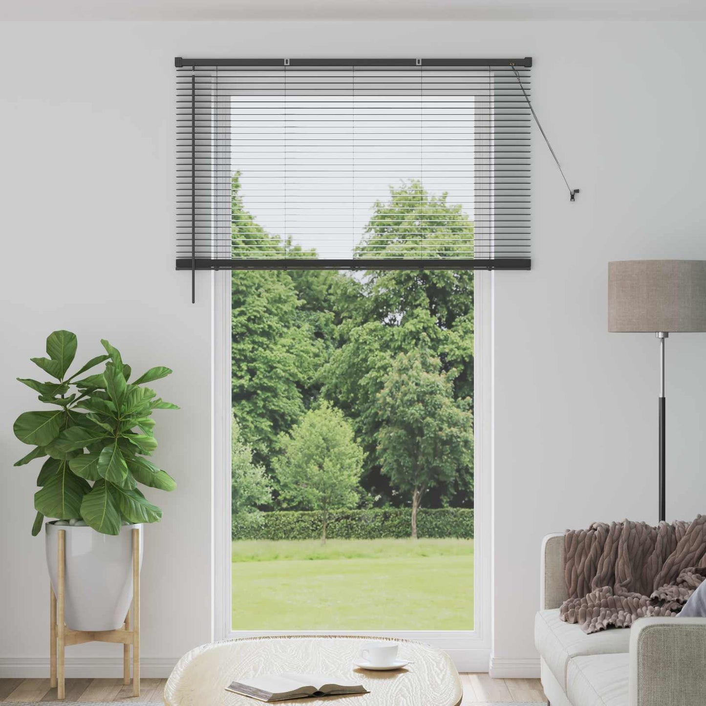 Venetiaanse Blind Zilvergrijs 213 x 140 cm PVC is nu te koop bij PeponiXL, paradijselijk wonen!