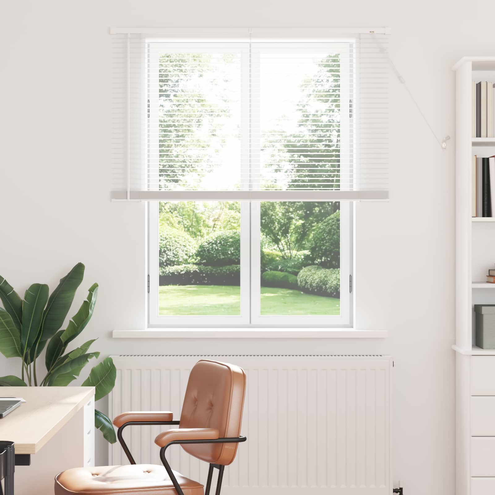 Venetiaanse Blind Wit 150 x 110 cm PVC is nu te koop bij PeponiXL, paradijselijk wonen!
