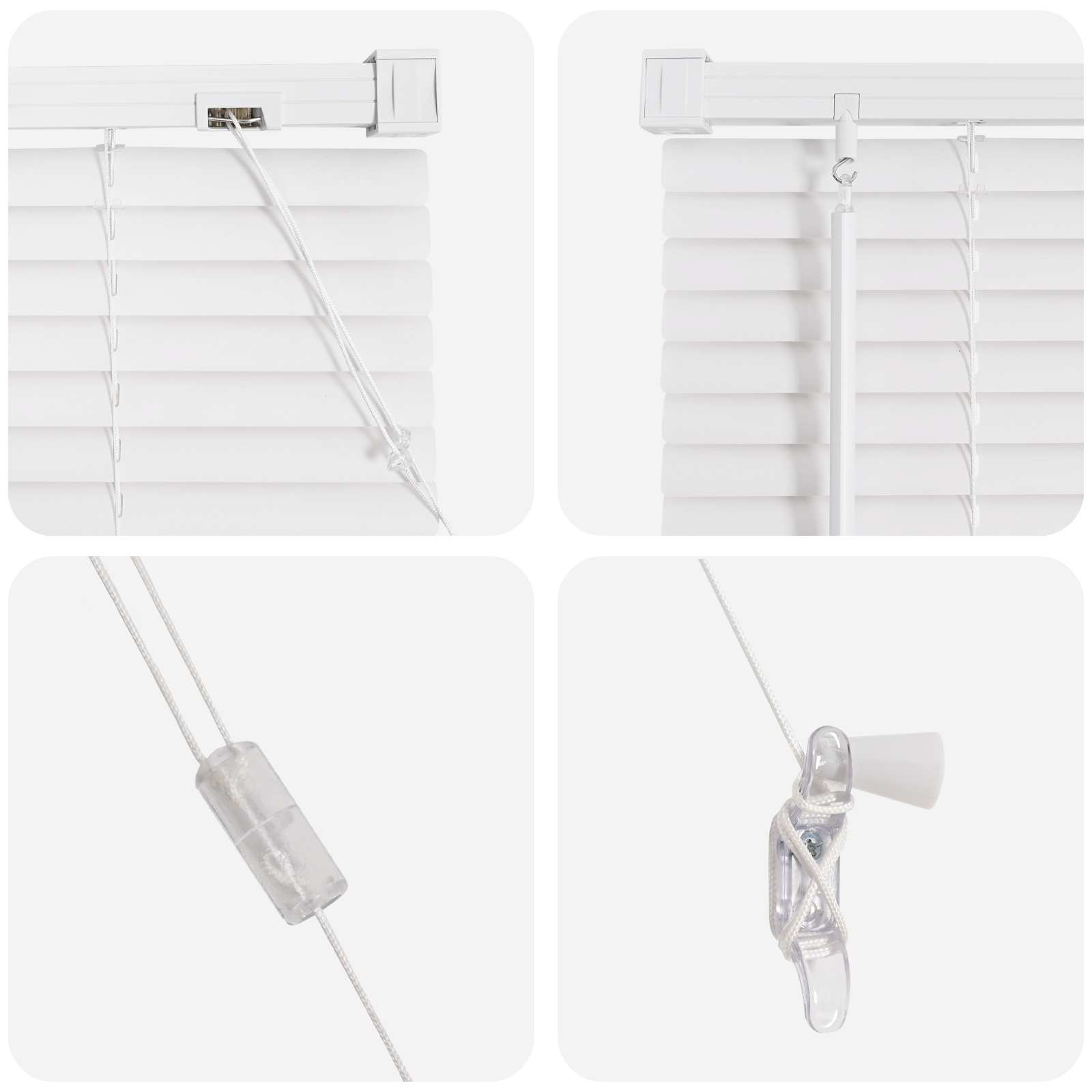 Venetiaanse Blind Wit 150 x 150 cm PVC is nu te koop bij PeponiXL, paradijselijk wonen!