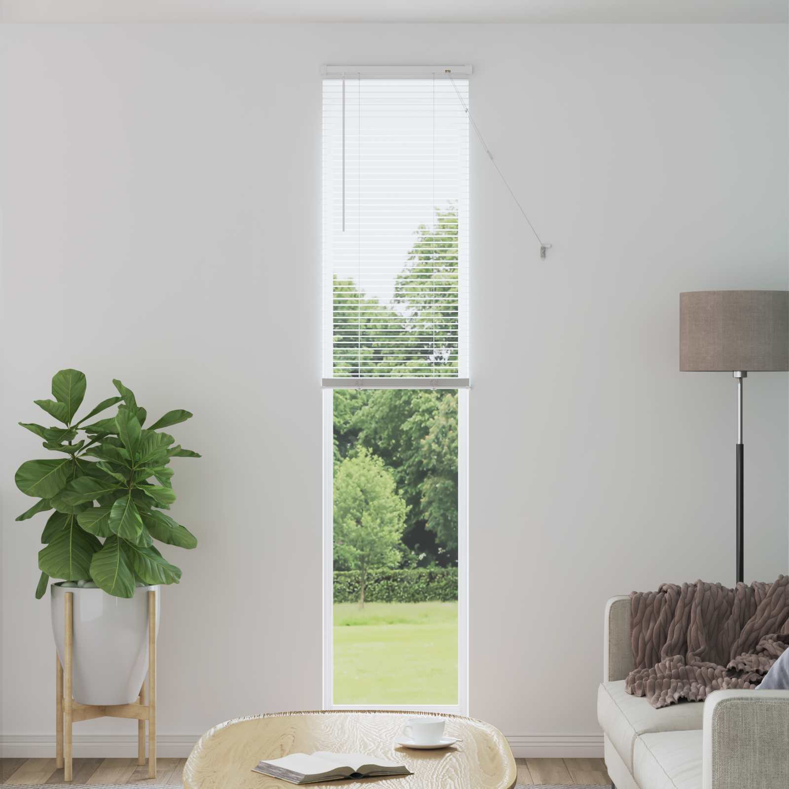 Venetiaanse Blind Wit 213 x 50 cm PVC is nu te koop bij PeponiXL, paradijselijk wonen!
