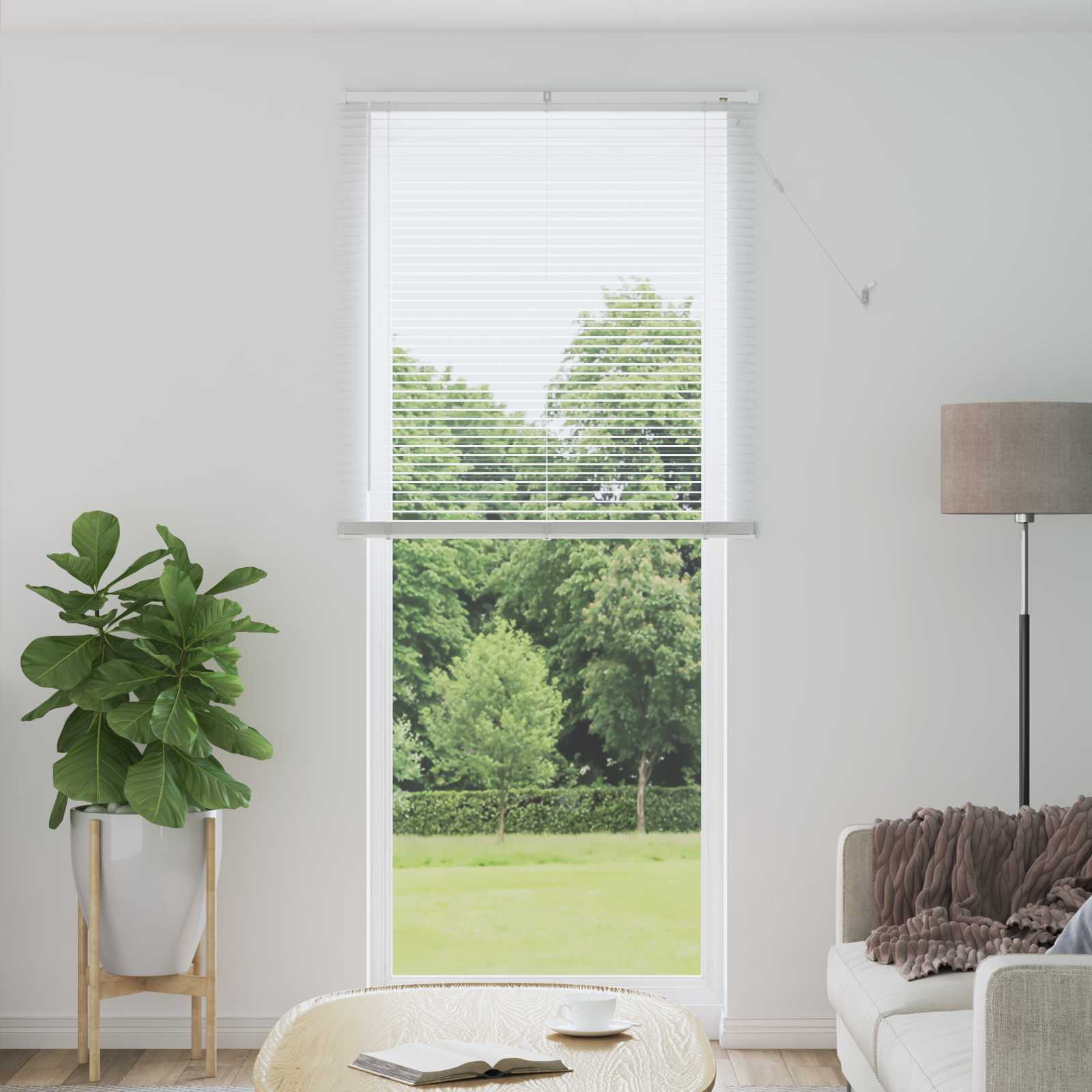 Venetiaanse Blind Wit 213 x 90 cm PVC is nu te koop bij PeponiXL, paradijselijk wonen!