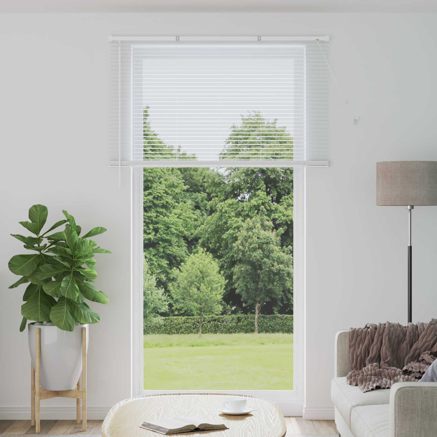 Venetiaanse Blind Wit 213 x 130 cm PVC is nu te koop bij PeponiXL, paradijselijk wonen!