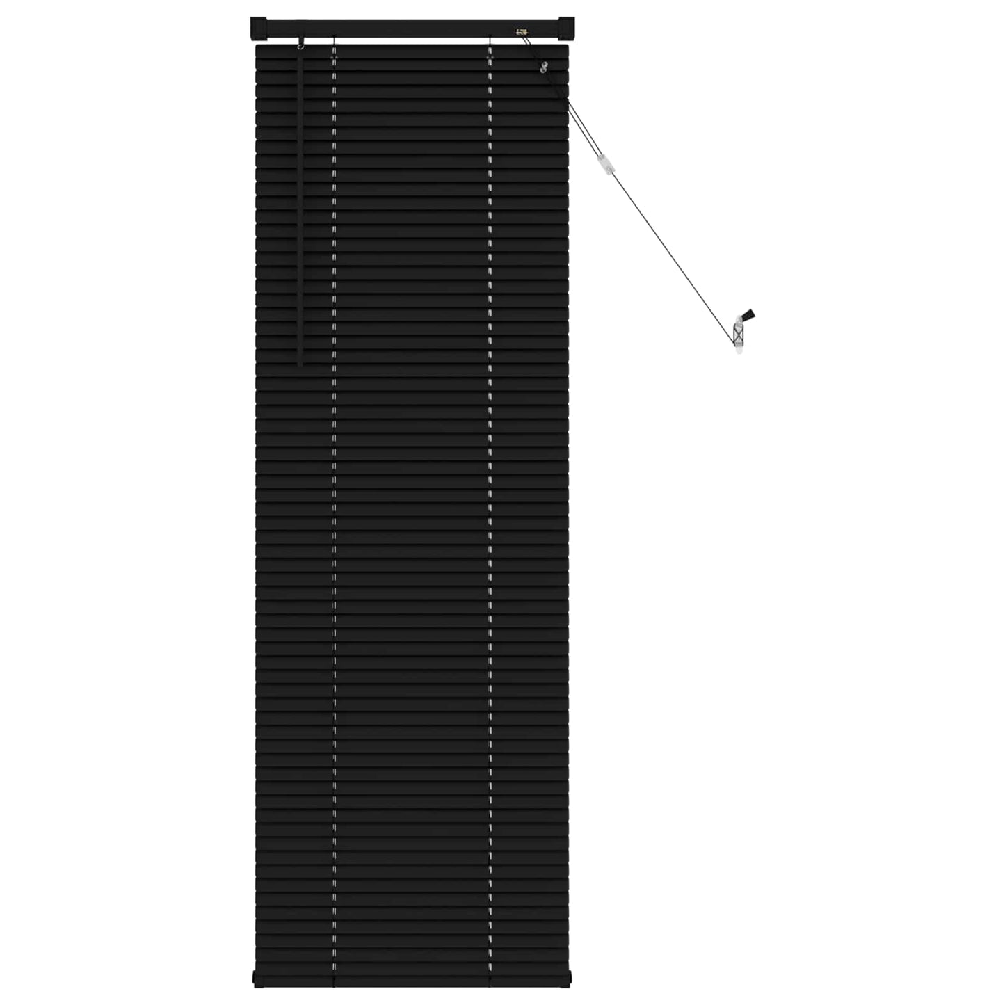 Venetiaanse Blind Zwart 150 x 50 cm PVC is nu te koop bij PeponiXL, paradijselijk wonen!