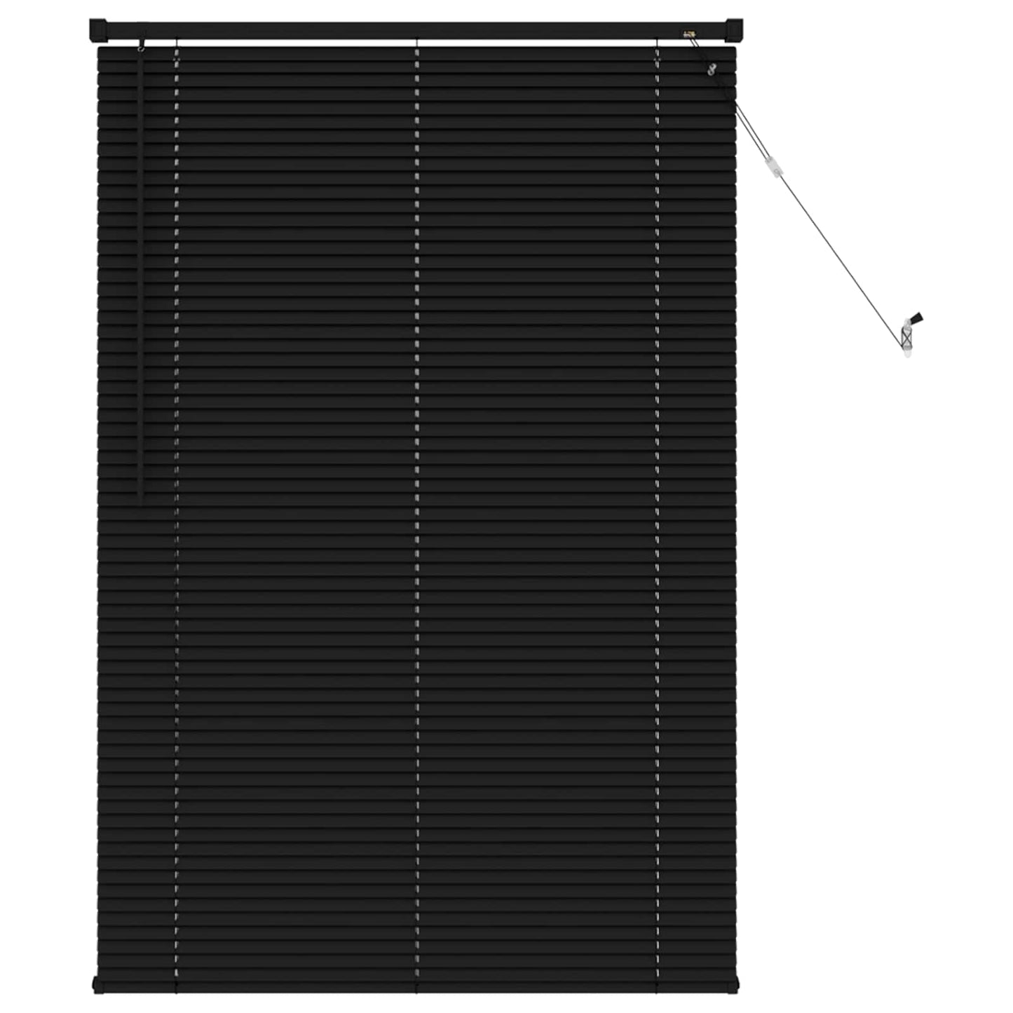Venetiaanse Blind Zwart 150 x 70 cm PVC is nu te koop bij PeponiXL, paradijselijk wonen!