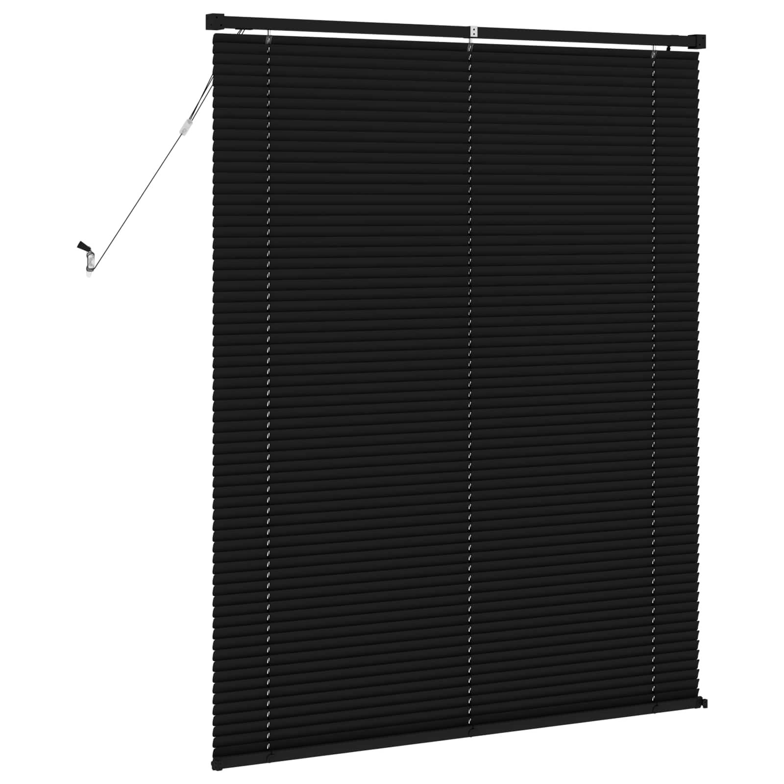 Venetiaanse Blind Zwart 150 x 110 cm PVC is nu te koop bij PeponiXL, paradijselijk wonen!