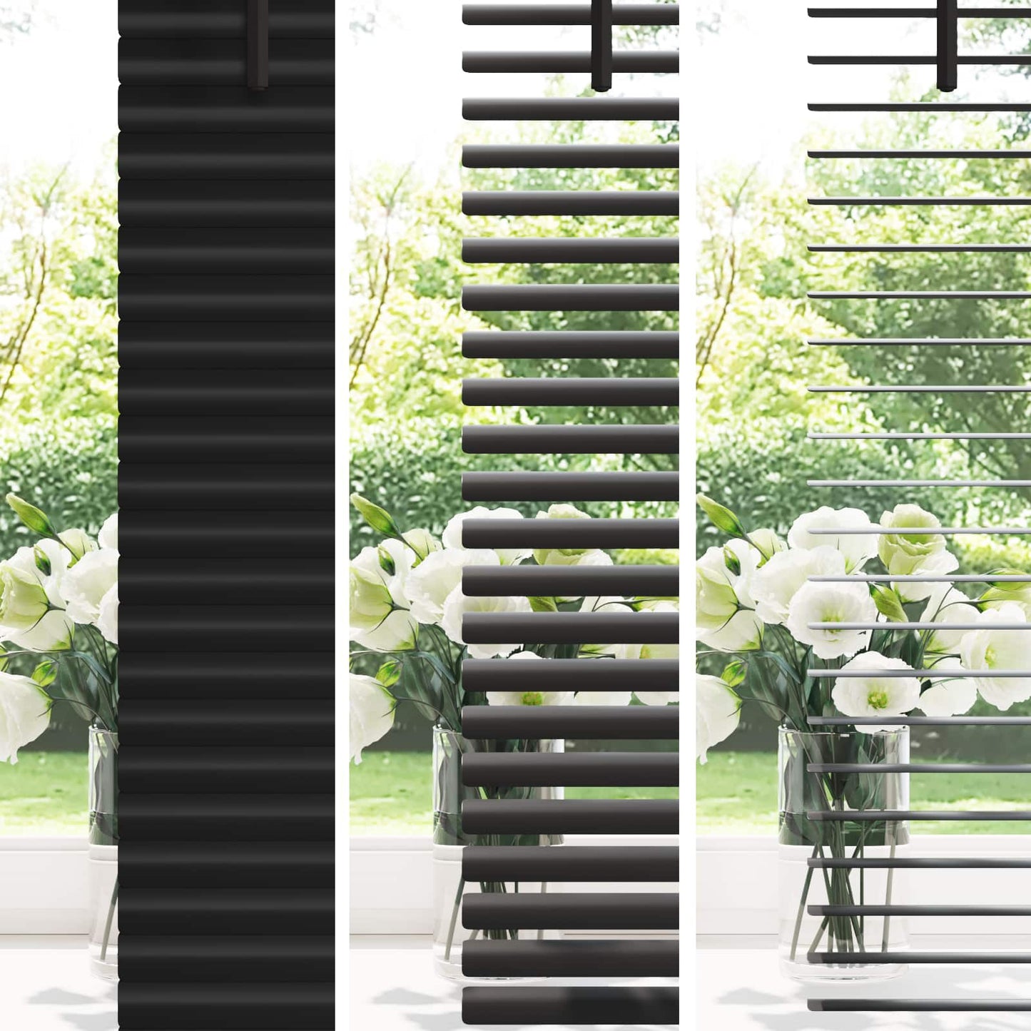 Venetiaanse Blind Zwart 150 x 120 cm PVC is nu te koop bij PeponiXL, paradijselijk wonen!