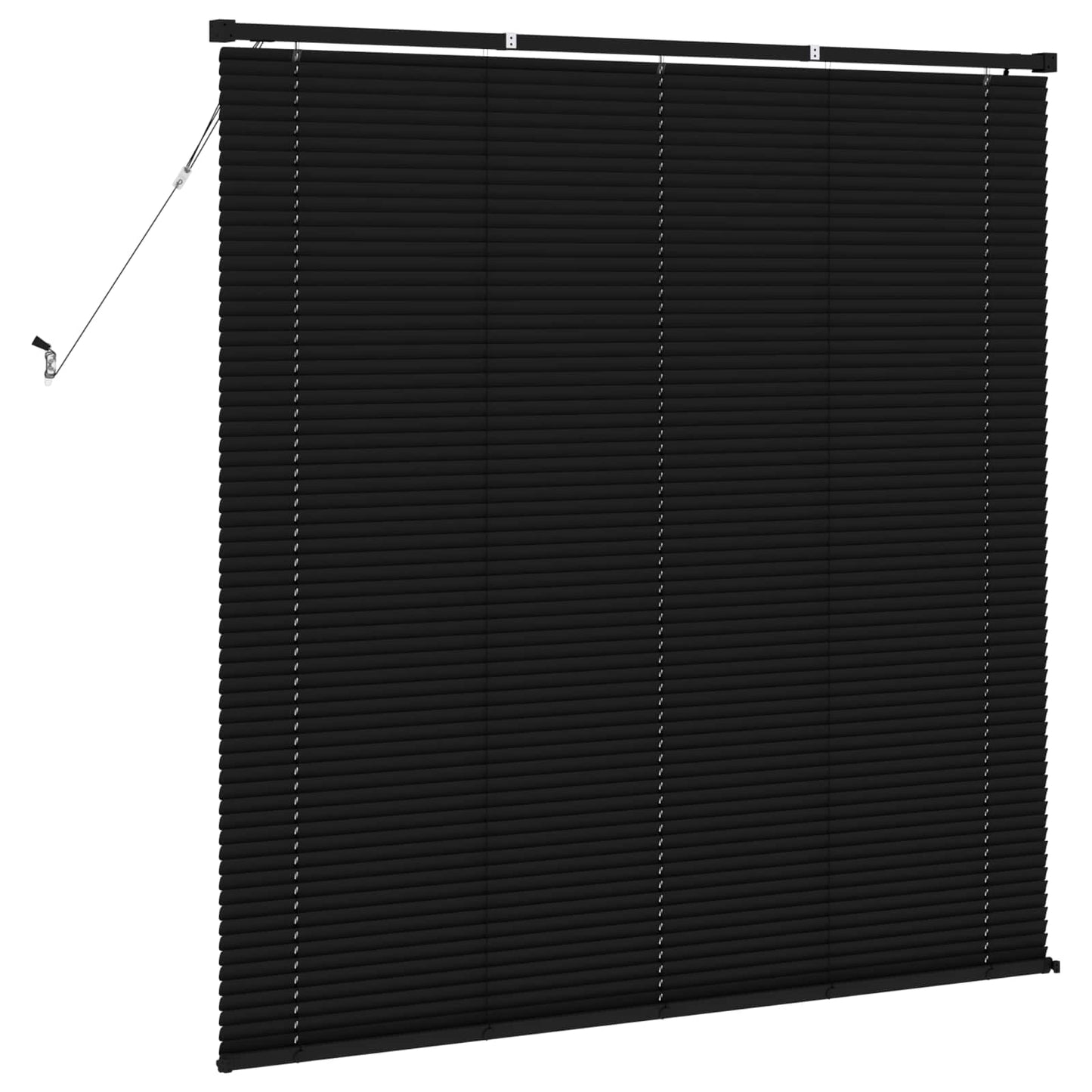 Venetiaanse Blind Zwart 150 x 130 cm PVC is nu te koop bij PeponiXL, paradijselijk wonen!