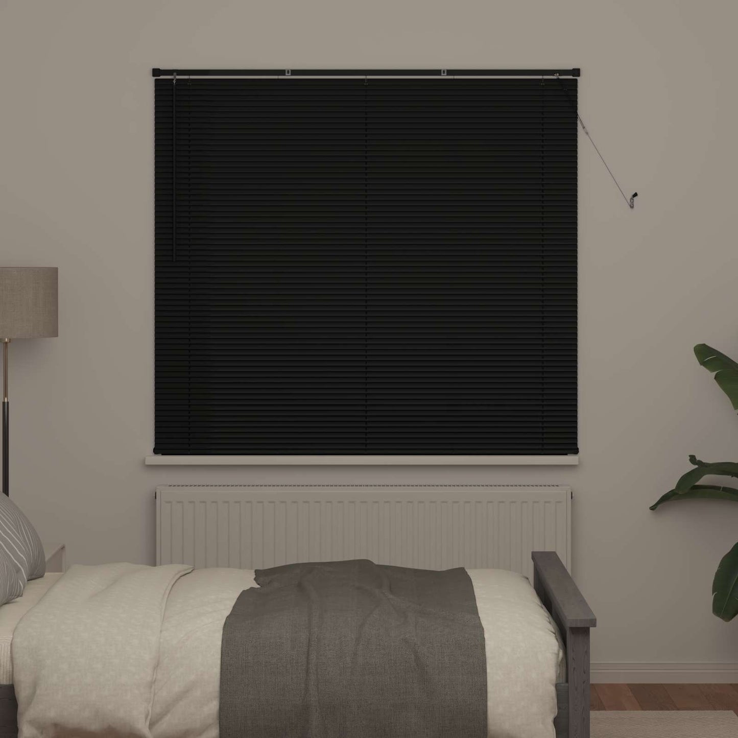 Venetiaanse Blind Zwart 150 x 160 cm PVC is nu te koop bij PeponiXL, paradijselijk wonen!