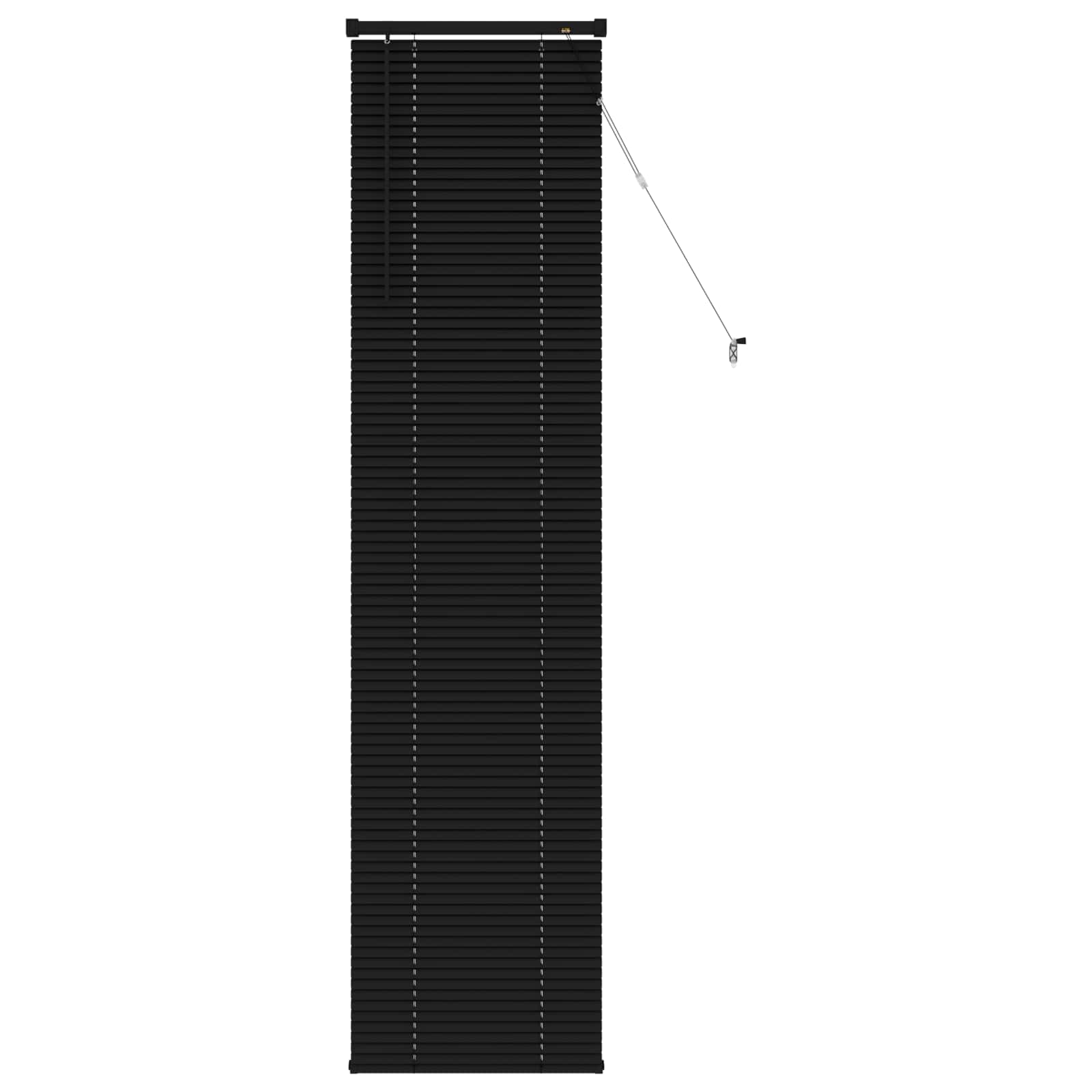 Venetiaanse Blind Zwart 213 x 60 cm PVC is nu te koop bij PeponiXL, paradijselijk wonen!