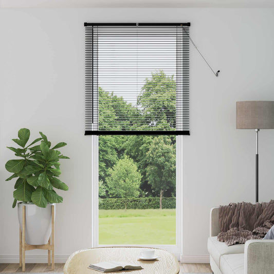 Venetiaanse Blind Zwart 213 x 80 cm PVC is nu te koop bij PeponiXL, paradijselijk wonen!