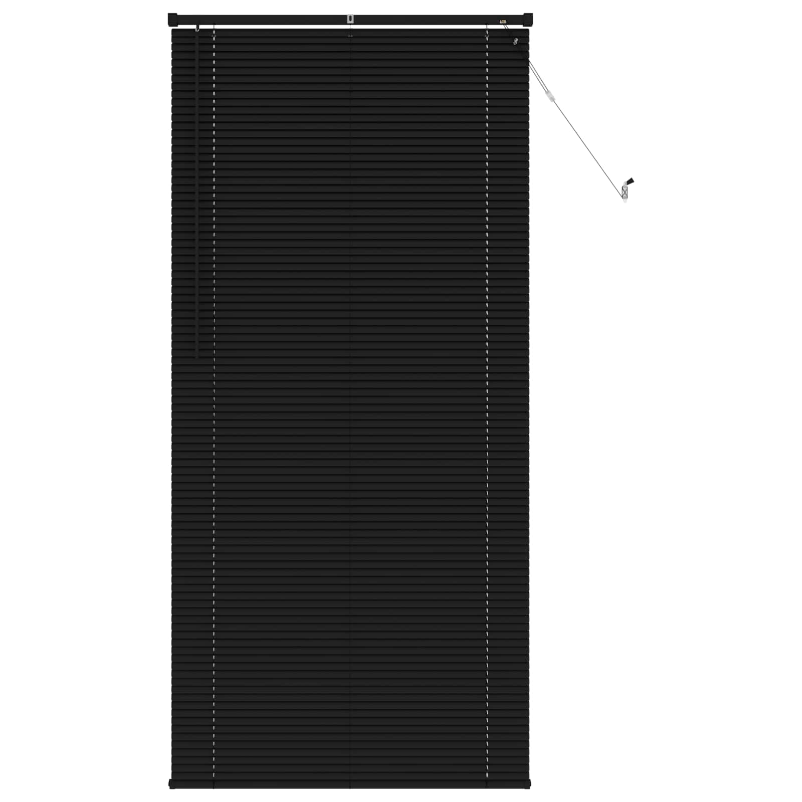 Venetiaanse Blind Zwart 213 x 80 cm PVC is nu te koop bij PeponiXL, paradijselijk wonen!