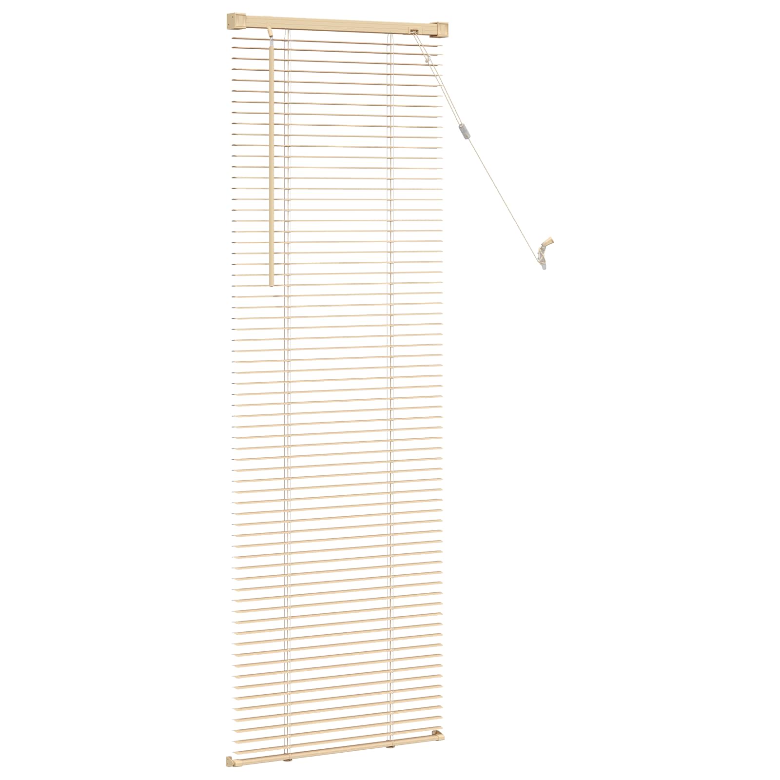 Venetiaanse Blind Lichtbruin met Patroon 150 x 40 cm PVC is nu te koop bij PeponiXL, paradijselijk wonen!
